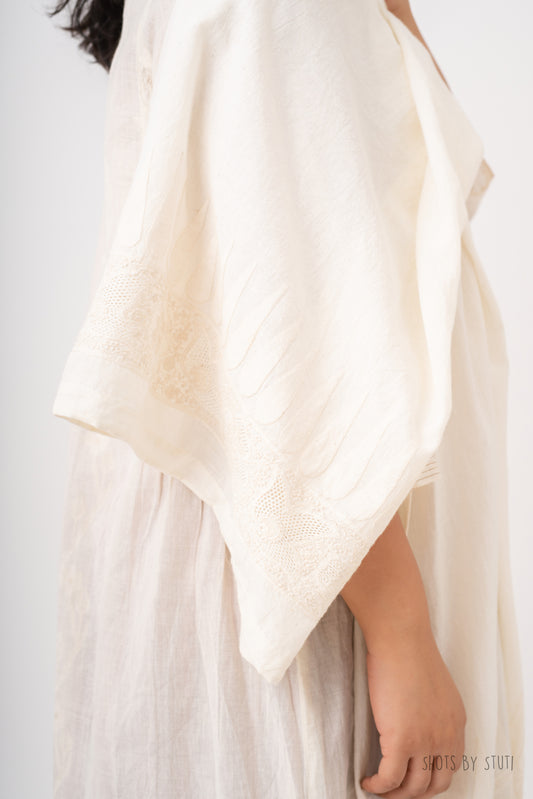 Mul Chikankari Stole